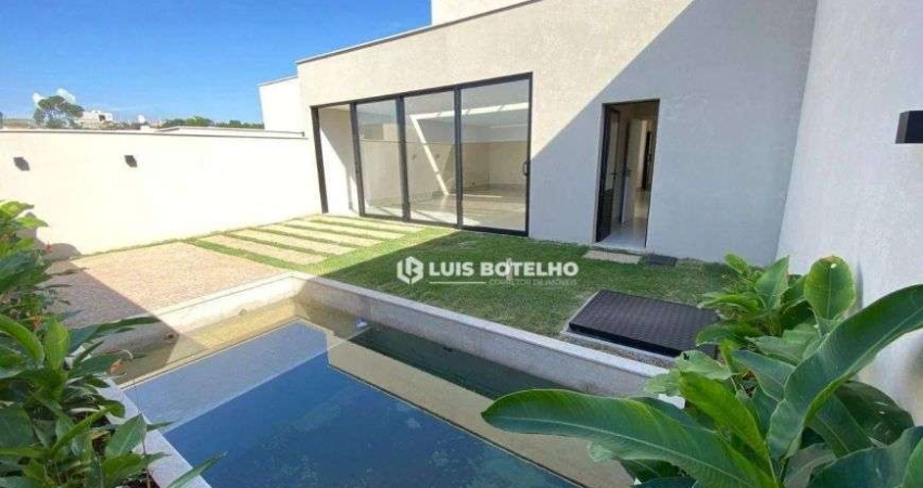 Casa térrea no Condomínio Soleil Piracicaba com 3 suítes e 4 vagas de garagem - R$ 1.290.000,00