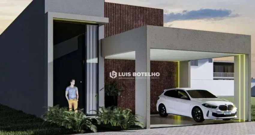 Casa térrea em construção no Condomínio Residencial Recanto Piracicamirim com 3 dormitórios e 4 vaga