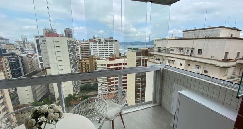 Apartamento com 1 dormitório à venda, 46 m² por R$ 899.000,00 - Boqueirão - Santos/SP