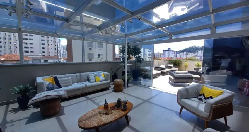 Apartamento Garden com 3 dormitórios à venda, 89 m² por R$ 1.690.000,00 - Campo Grande - Santos/SP