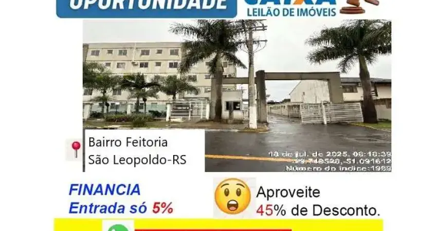 Apartamento com 2 quartos à venda na Rua Odilo Aloysio Daudt, Feitoria, São Leopoldo