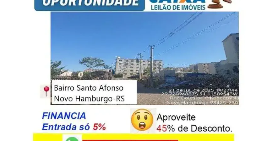 Apartamento com 2 quartos à venda na Rua Boleslau Casemiro Konarzwski, Santo Afonso, Novo Hamburgo