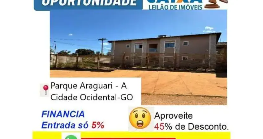 Apartamento com 2 quartos à venda na Quadra Quadra 41, Parque Araguari, Cidade Ocidental
