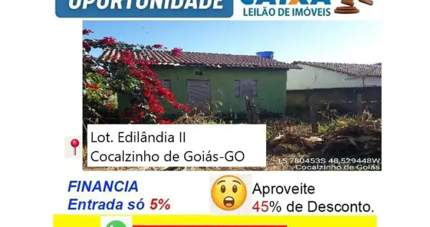 Casa com 2 quartos à venda na VIA PUBLICA, Girassol, Cocalzinho de Goiás