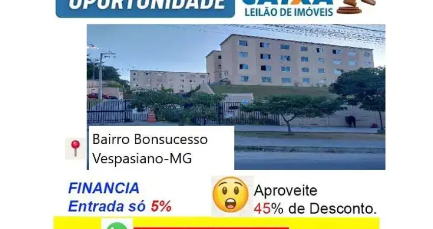 Apartamento com 2 quartos à venda no Nova Pampulha, Vespasiano