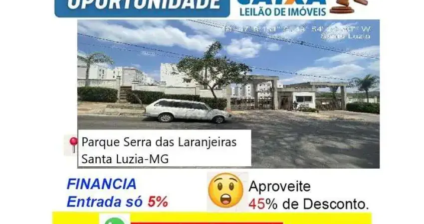 Apartamento com 1 quarto à venda na Rua Dona Maria José Lara, Chácaras Gervásio Monteiro Lara (São Benedito), Santa Luzia