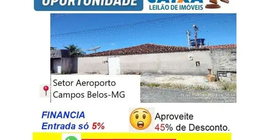 Casa com 3 quartos à venda no Setor Aeroporto, Campos Belos
