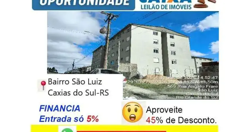 Apartamento com 2 quartos à venda na Rua Padre Josué Pagnoncelli, São Luiz, Caxias do Sul