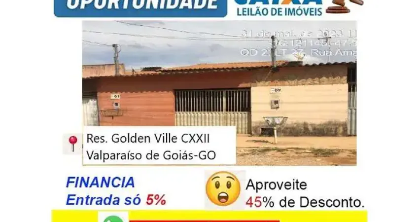 Casa com 2 quartos à venda na Quadra Quadra 03, Jardim dos Ipês, Valparaíso de Goiás