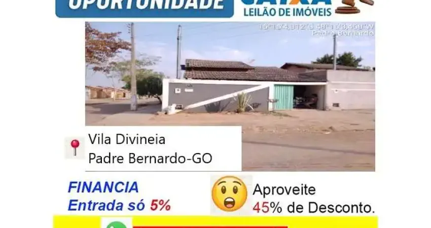 Casa com 2 quartos à venda no Centro, Padre Bernardo