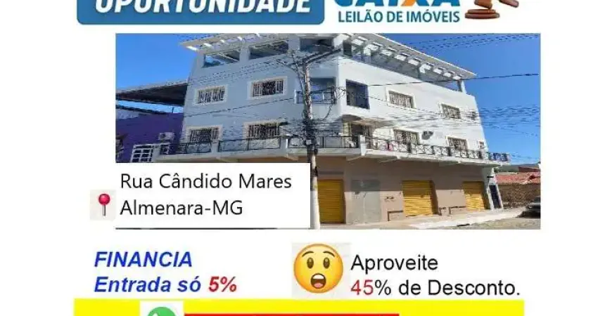 Apartamento com 1 quarto à venda na R CANDIDO MARES, Centro, Almenara