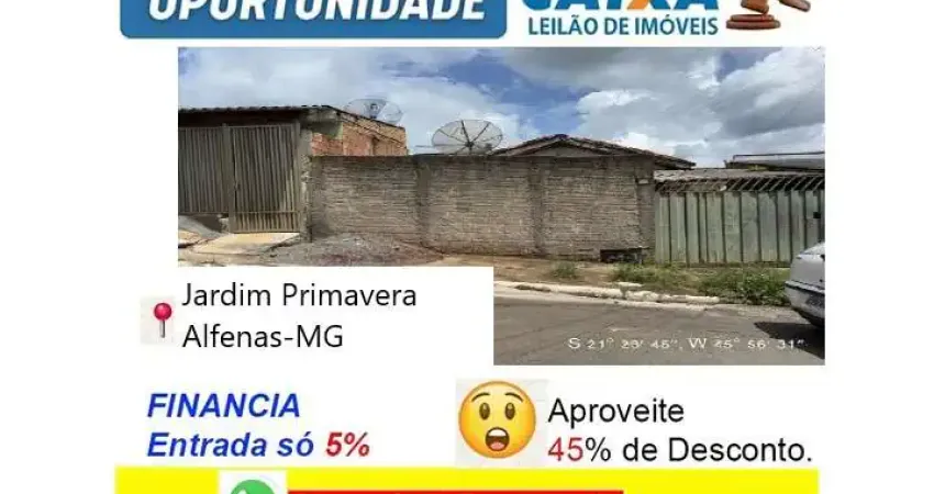 Casa com 2 quartos à venda na Alameda das Magnólias, Jardim Primavera, Alfenas