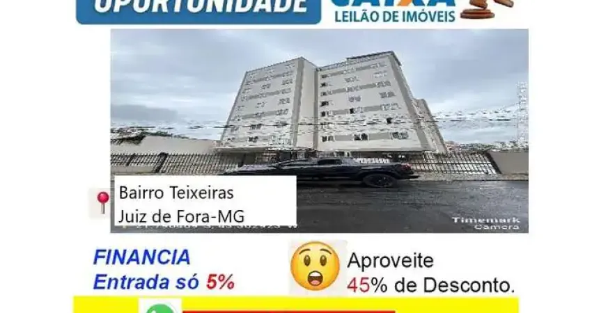 Apartamento com 2 quartos à venda na Rua Jésus Raimundo, Teixeiras, Juiz de Fora