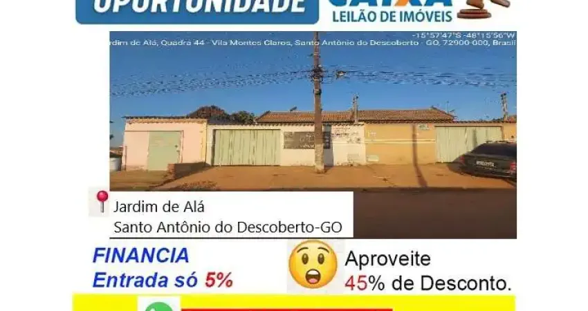 Casa com 2 quartos à venda na Quadra Quadra 45, Jardim de Alá, Santo Antônio do Descoberto
