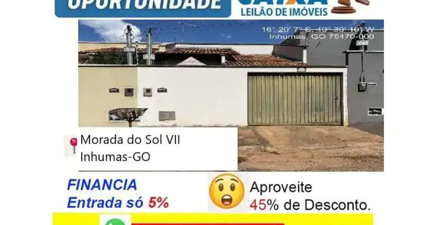 Casa com 2 quartos à venda no Centro, Inhumas