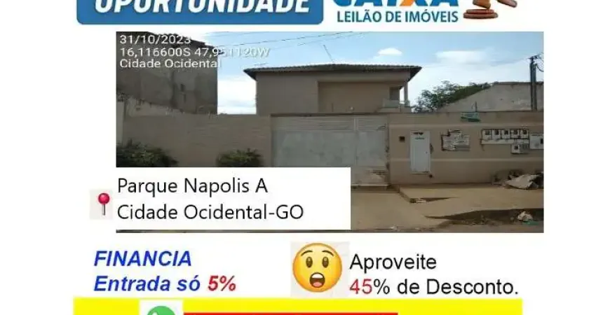 Apartamento com 2 quartos à venda na Quadra Quadra 32, Parque Nápolis A, Cidade Ocidental