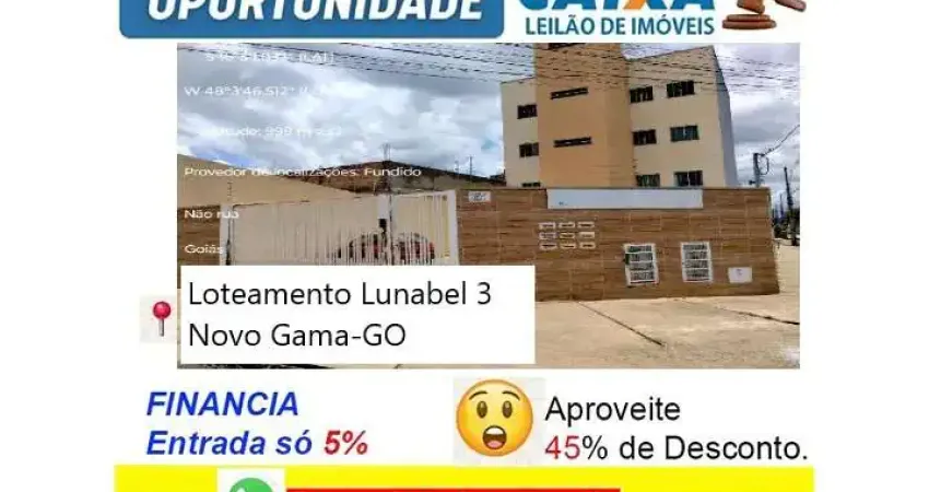 Casa com 2 quartos à venda na Quadra Quadra 2, Loteamento Lunabel 3, Novo Gama