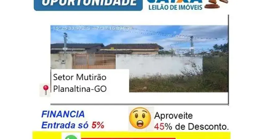 Casa com 2 quartos à venda na Quadra Quadra 11, Setor Aeroporto (Mutirão), Planaltina