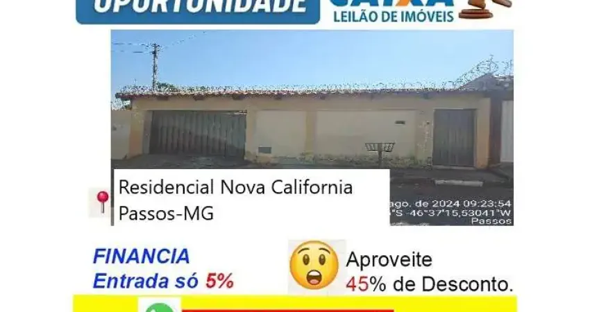 Casa com 3 quartos à venda na Rua Jorge Bacil, Jardim Califórnia, Passos