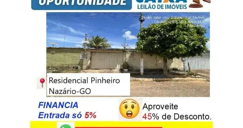 Casa com 2 quartos à venda na RUA P 07, Setor Central, Nazário