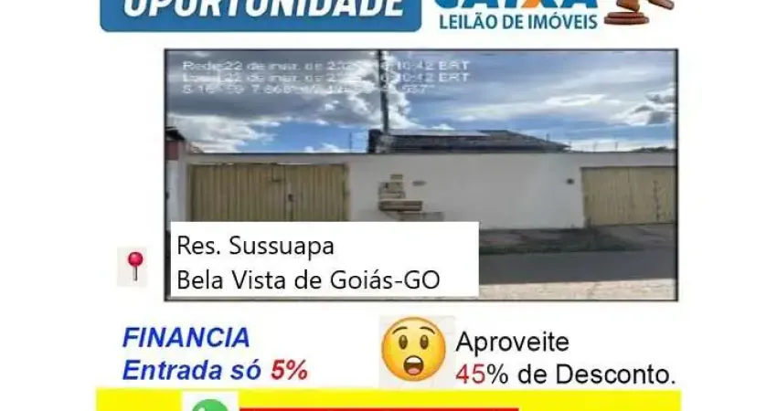Casa com 2 quartos à venda na RUA PIRACANJUBA, Zona Rural, Bela Vista de Goiás