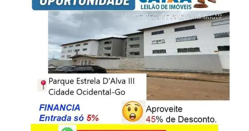 Apartamento com 2 quartos à venda na Quadra Quadra 117, Mansões Recreio Estrela D'Alva III, Cidade Ocidental