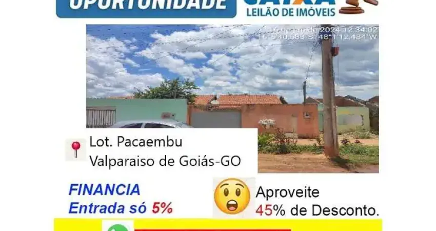 Casa com 2 quartos à venda na Rua da BR-, Pacaembu, Valparaíso de Goiás