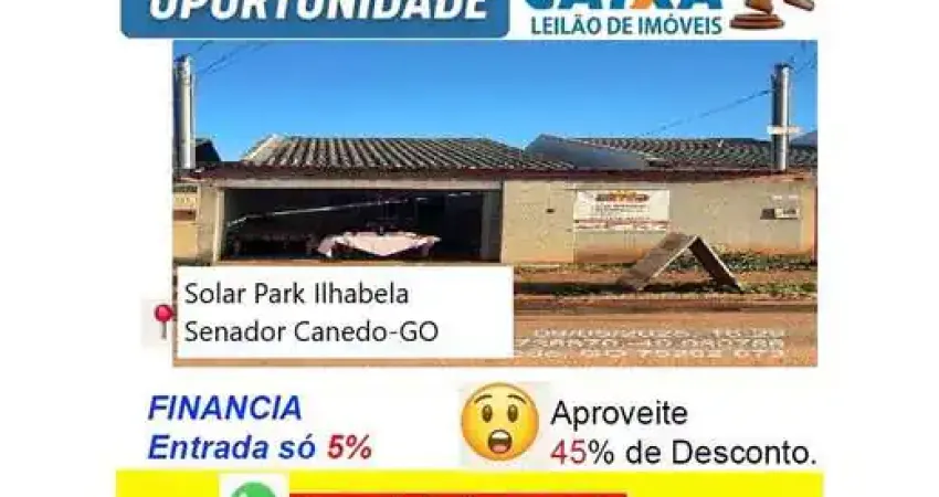 Casa com 2 quartos à venda na Rua 2, Solar Park Ilhabela, Senador Canedo