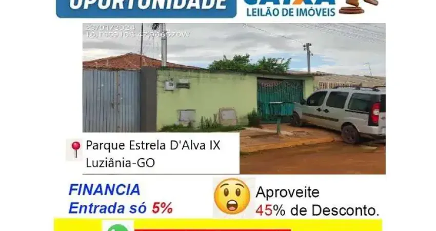 Casa com 2 quartos à venda na Quadra 363, Parque Estrela Dalva IX, Luziânia