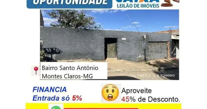 Casa com 4 quartos à venda na Rua Dezenove, Santo Antônio, Montes Claros