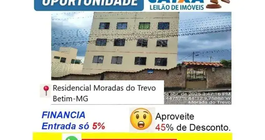 Apartamento com 2 quartos à venda na Rua João Pascoal Ribeiro, Morada do Trevo, Betim