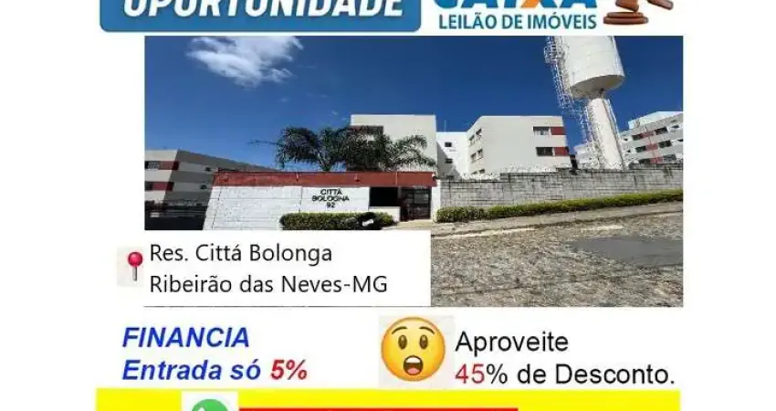 Apartamento com 2 quartos à venda na Rua Trinta e Sete, São Luiz, Ribeirão das Neves