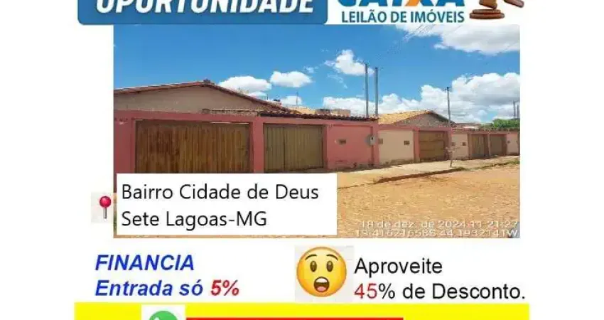 Casa com 2 quartos à venda na Rua Iolanda Pereira da Silva, Cidade de Deus, Sete Lagoas