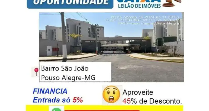 Apartamento com 2 quartos à venda na Avenida Sebastião de Paula, São João, Pouso Alegre