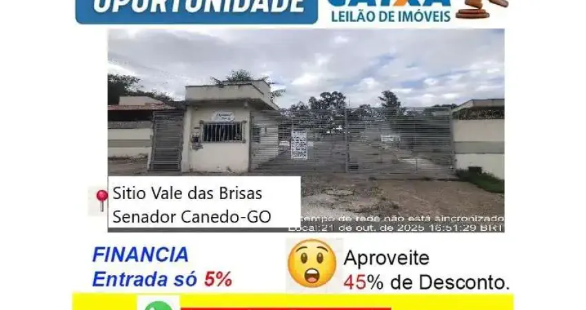 Casa com 2 quartos à venda na Rua dos Lampeões, Sítios Vale das Brisas, Senador Canedo