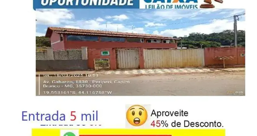 Apartamento com 2 quartos à venda na Rua Coronel Custódio Alvarenga, Centro, Capim Branco