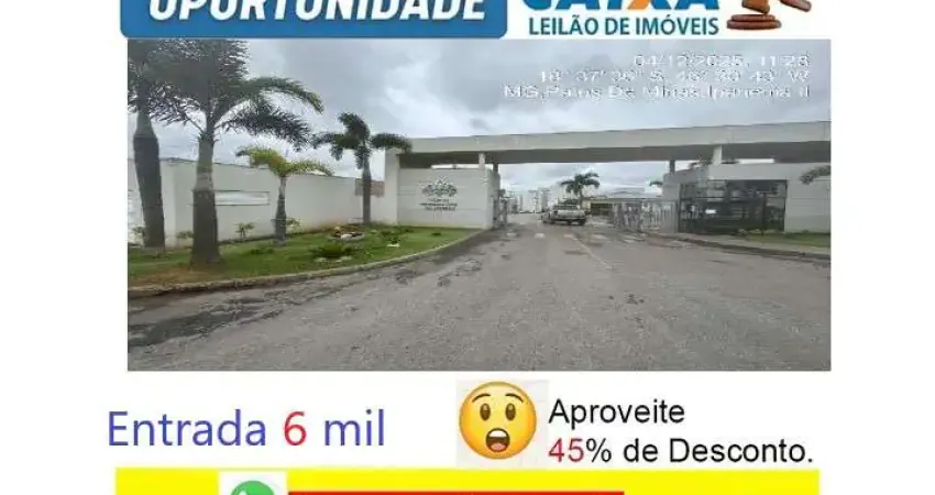 Apartamento com 2 quartos à venda na Avenida Vereador José Caixeta Magalhães, Ipanema, Patos de Minas