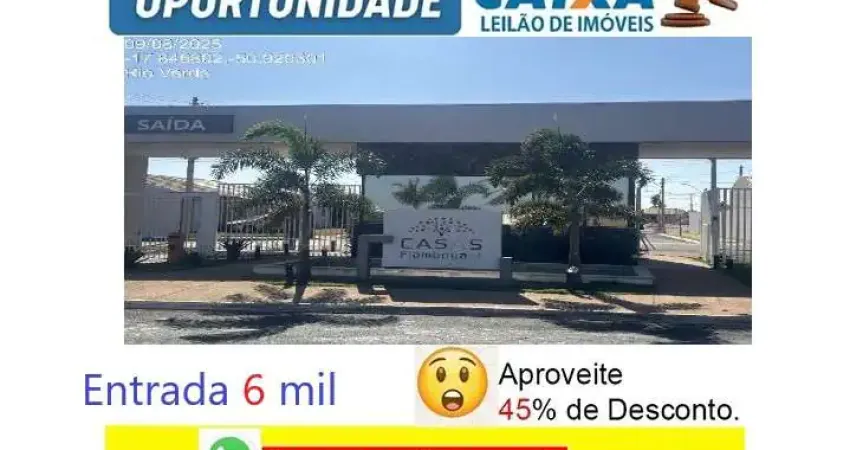 Casa com 2 quartos à venda na Rua A, Conjunto Residencial Fechado Portal dos Ipês III, Rio Verde