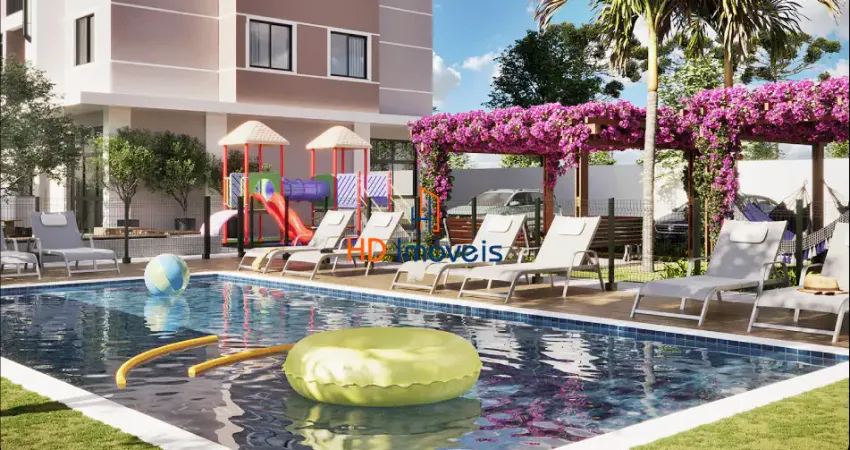 Apartamentos em Condomínio Club com 2 ou 3 quartos, sacada com churrasqueira em Curitiba/PR.