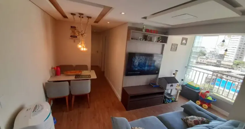 Apartamento todo planejado de 2 dormitórios com suíte, vaga de garagem e lazer completo.