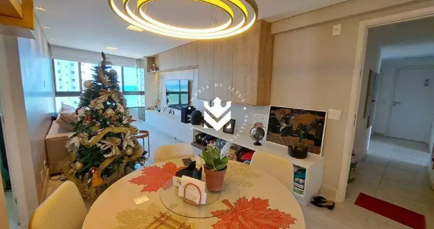 Cobertura à venda em boa viagem com vista mar, 2 suítes, mobiliado