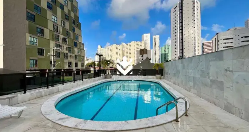 Vendo apartamento andar alto com 2 dormitórios sendo 1 suíte, 75 m², em boa viagem com lazer completo.