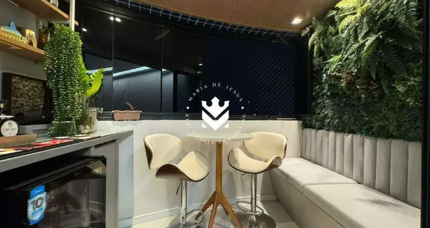 Apartamento reformado com móveis planejados finger, varanda gourmet, 3 quartos, suíte com closet e 2 vagas soltas por 450 mil