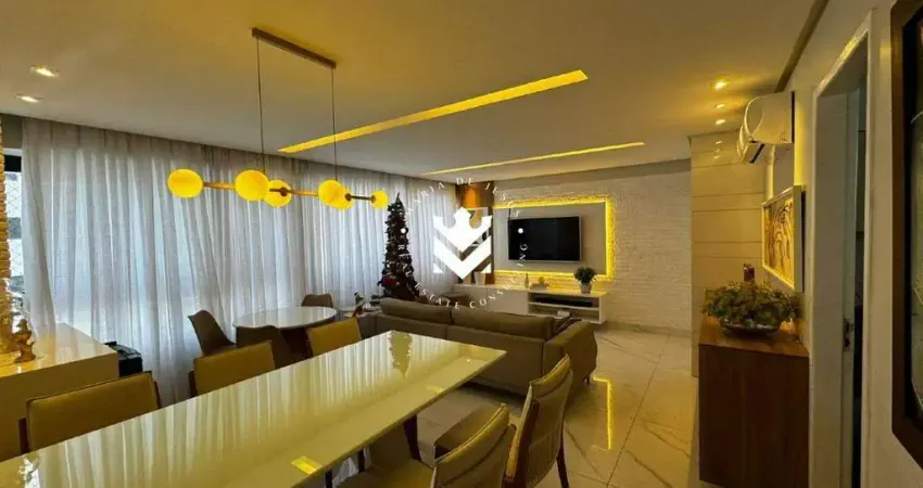 Apartamento 94m² planejado por arquiteto — 3 quartos, 1 suíte, dependência completa, 2 vagas no coração da torre