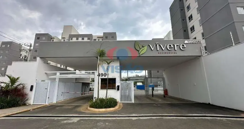 Apartamento com 2 dormitórios no residencial vívere para locação!