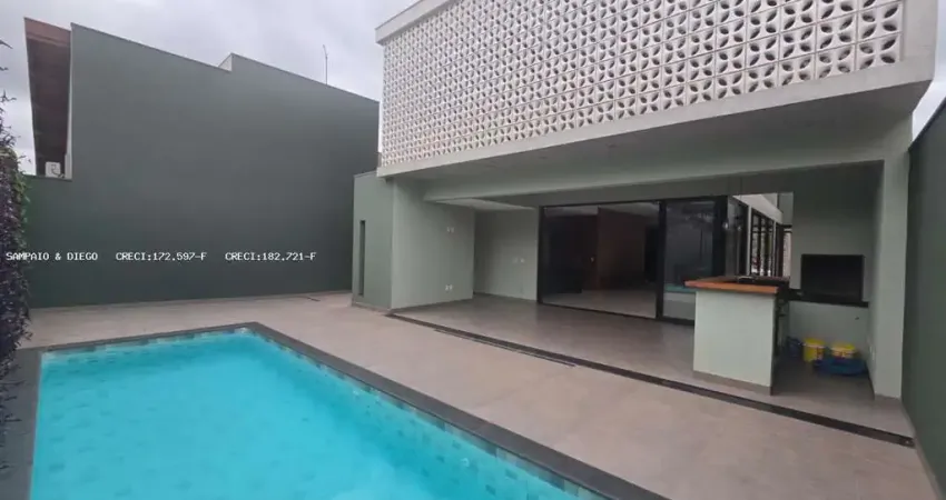 Casa Duplex para Venda em Jaboticabal, Condomínio Parque dos Girassóis, 3 dormitórios, 3 suítes, 3 banheiros, 4 vagas