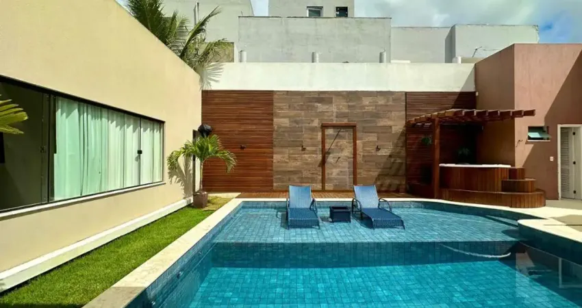 Linda casa 4 suítes em condomínio fechado em Villas de Jacuípe 420m²
