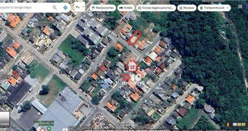 Terreno à venda, 348 m² por r$ 250.000,00 - coloninha - araranguá/sc