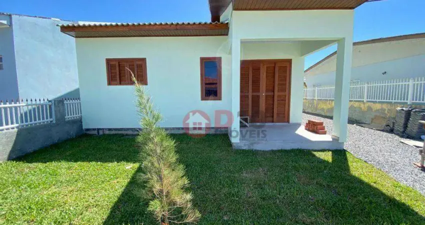 Casa nova com 3 dormitórios à venda em balneário arroio do silva-sc.