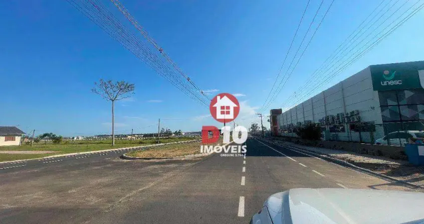 Terreno à venda, 612 m² por r$ 400.000,00 - caverazinho - araranguá/sc